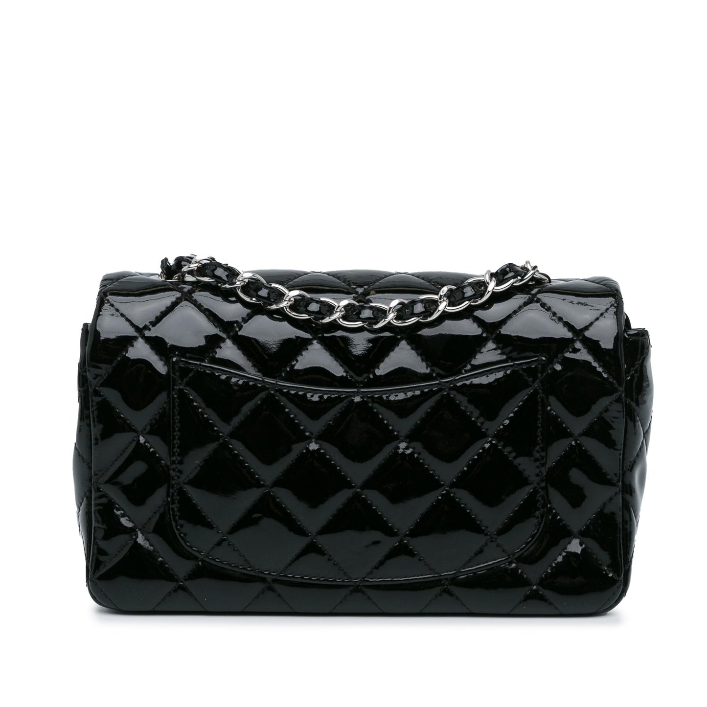 Chanel Rectangular Classic Patent Single Flap SHG-0ku6lp Mini Bag