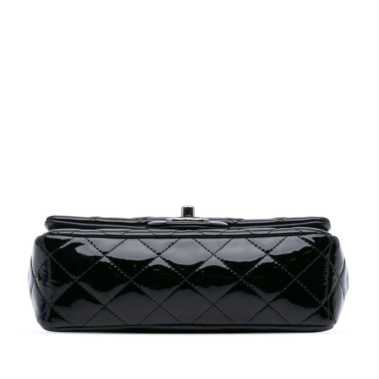 Chanel Rectangular Classic Patent Single Flap Mini Bag Flap 4