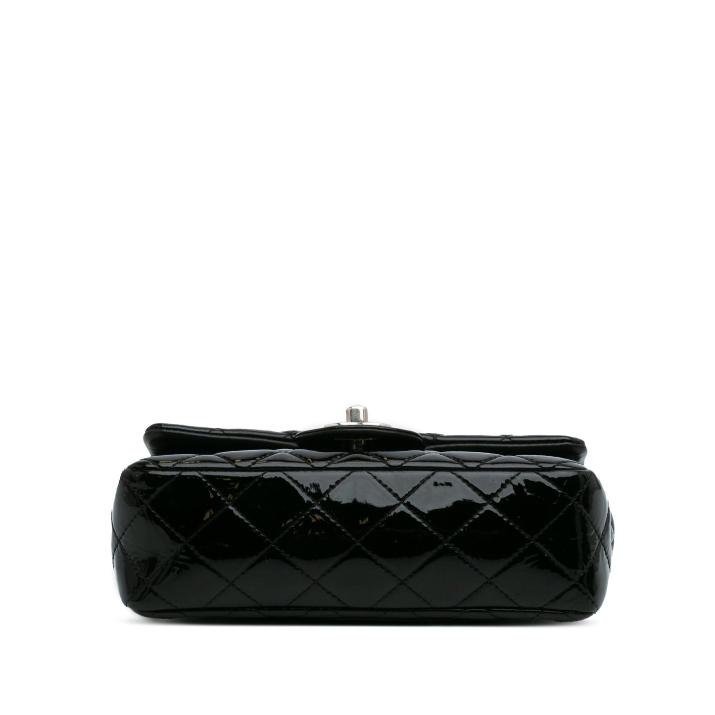 Chanel Rectangular Classic Patent Single Flap Mini Bag Flap 6