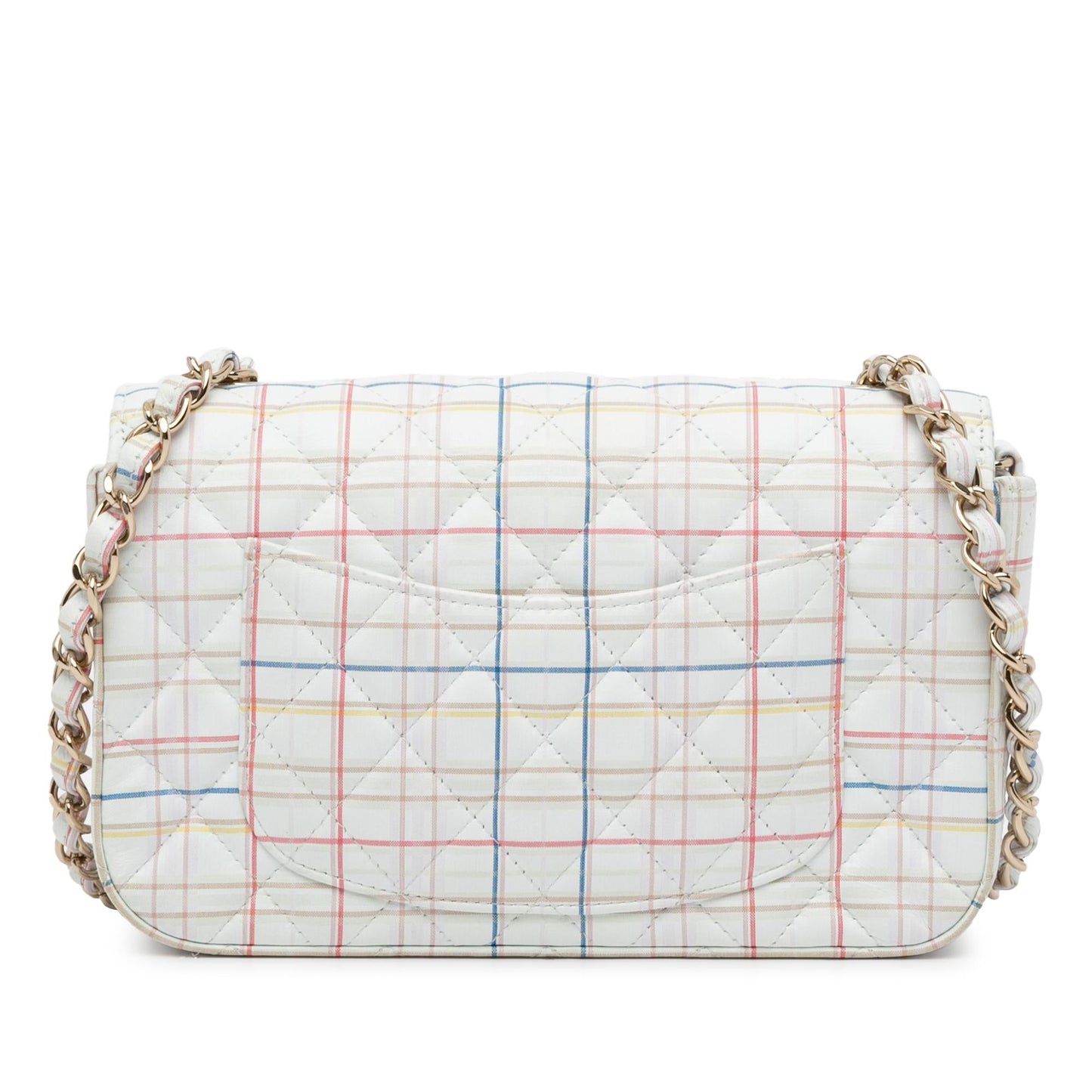 Chanel Rectangular Classic Printed Calfskin Single Flap Mini Bag