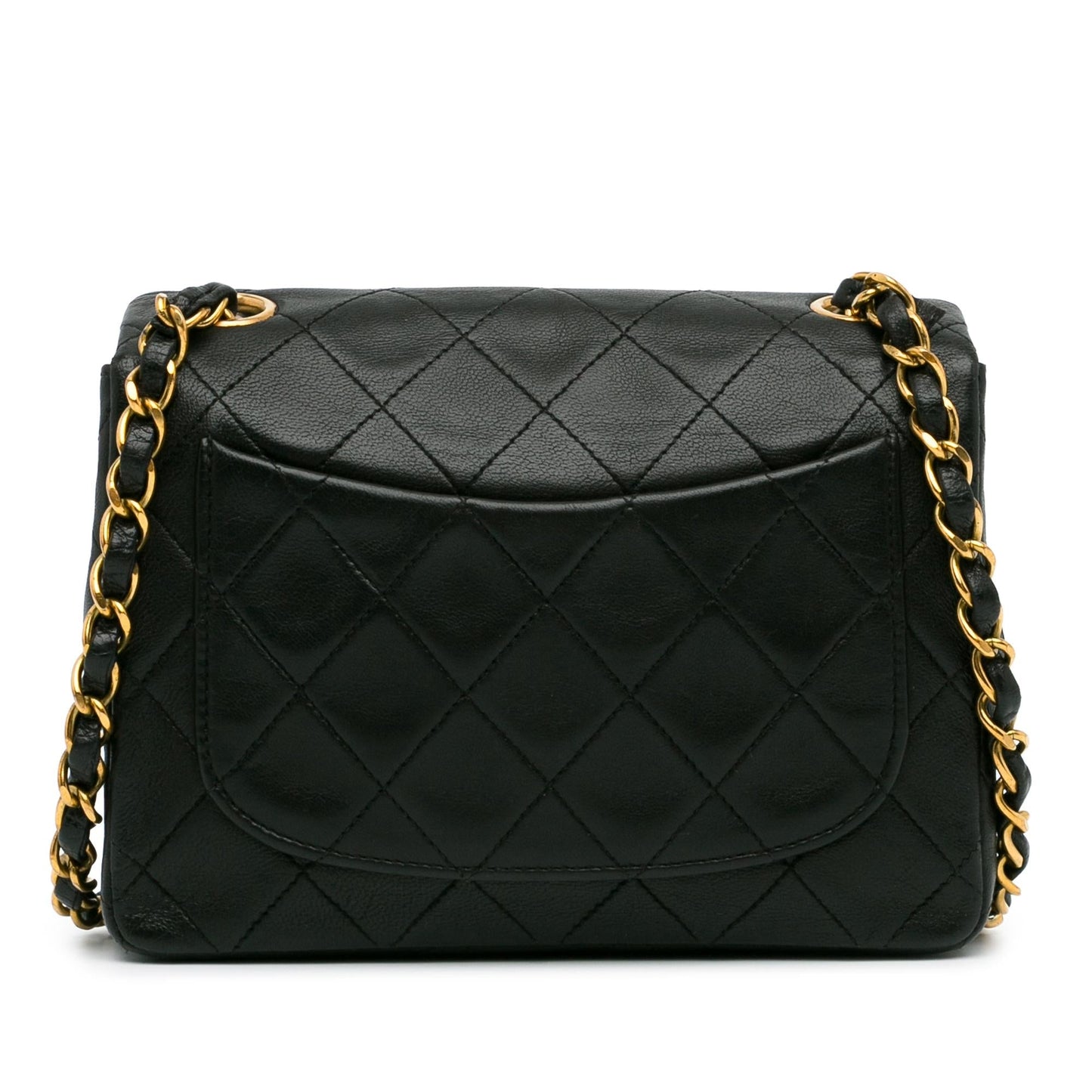Chanel Mini Square Classic Lambskin Single Flap (Shg-Vpcdug) Bag
