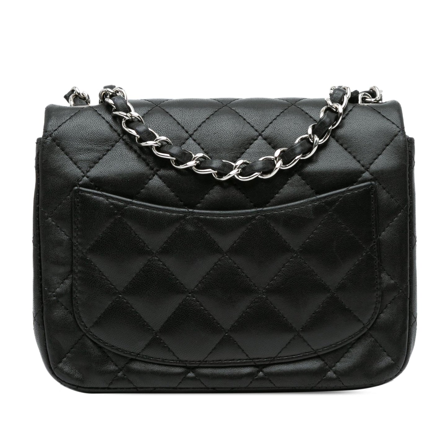 Chanel Square Classic Lambskin Single Flap SHG-dYzu0j Mini Bag
