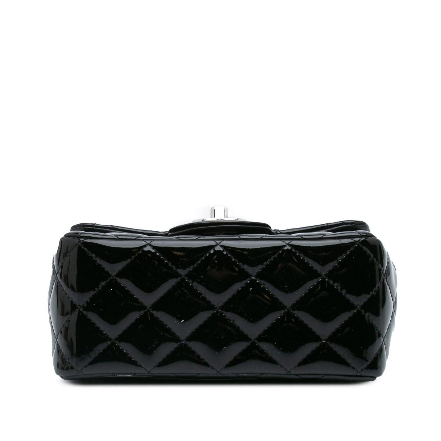 Chanel Square Classic Patent Single Flap Mini Bag Flap 4