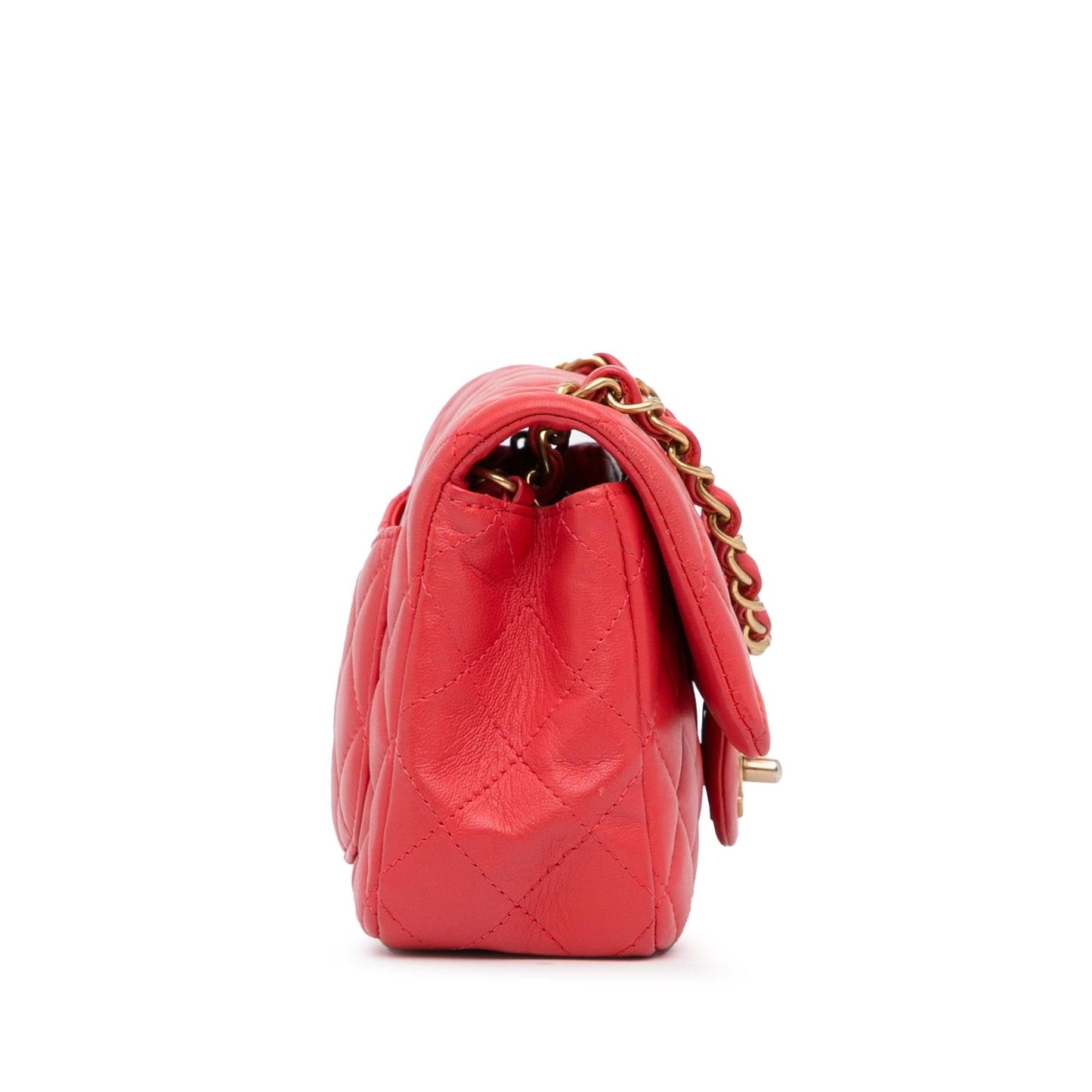 Chanel New Classic Lambskin Single Flap Mini Bag