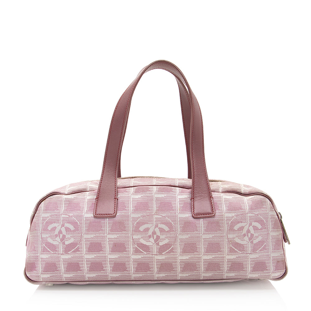 Chanel Nylon Ligne Satchel SHF Travel Bag
