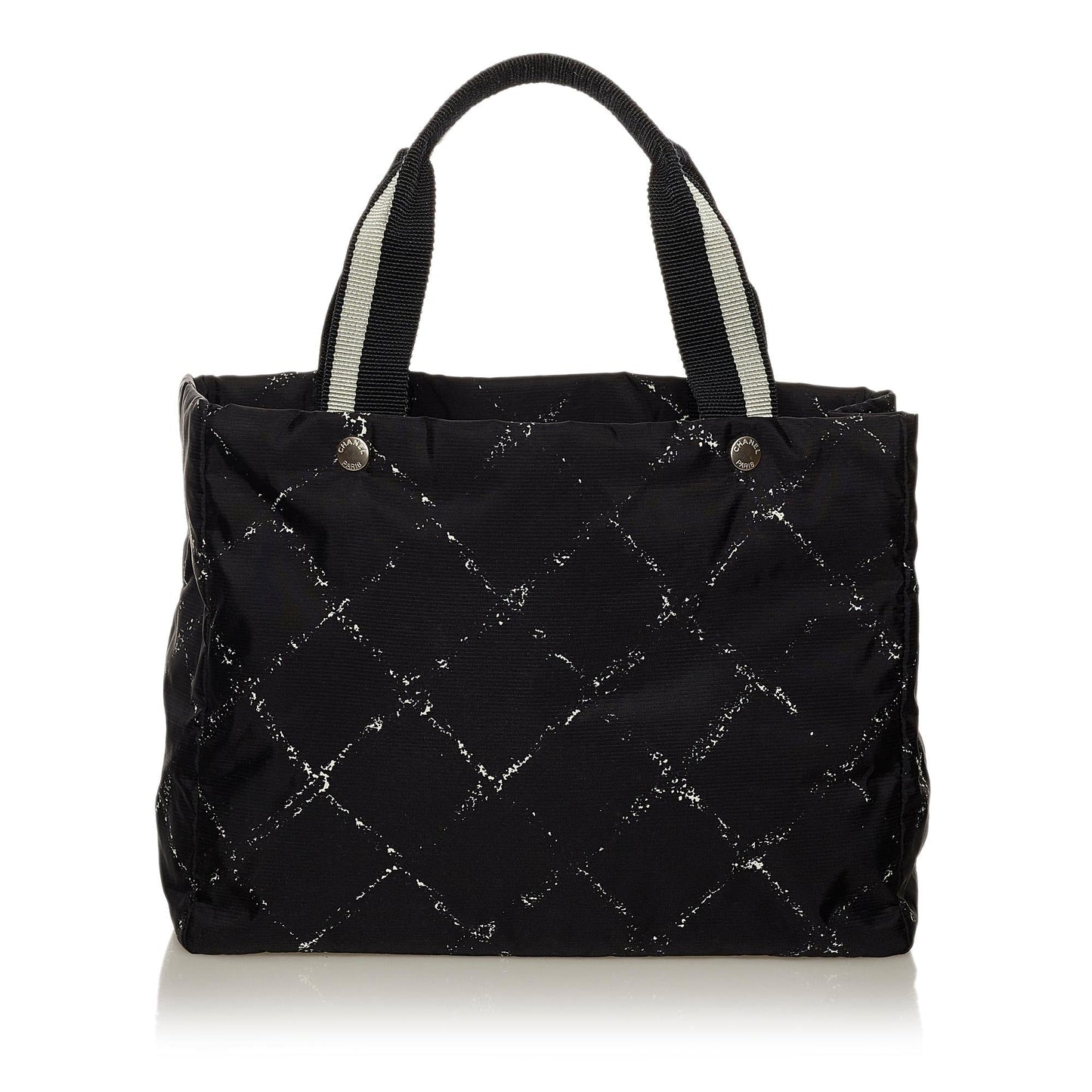 Chanel Old Line Nylon SHG Travel Bag 7