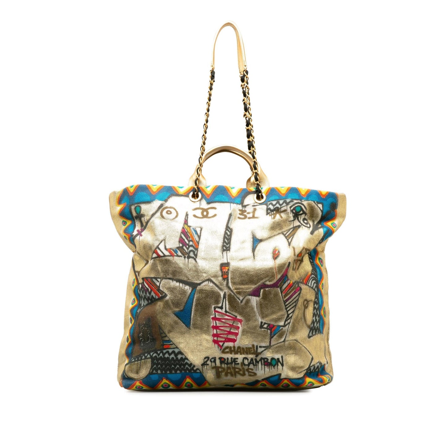 Chanel Paris New York Street Spirit Satchel Bag