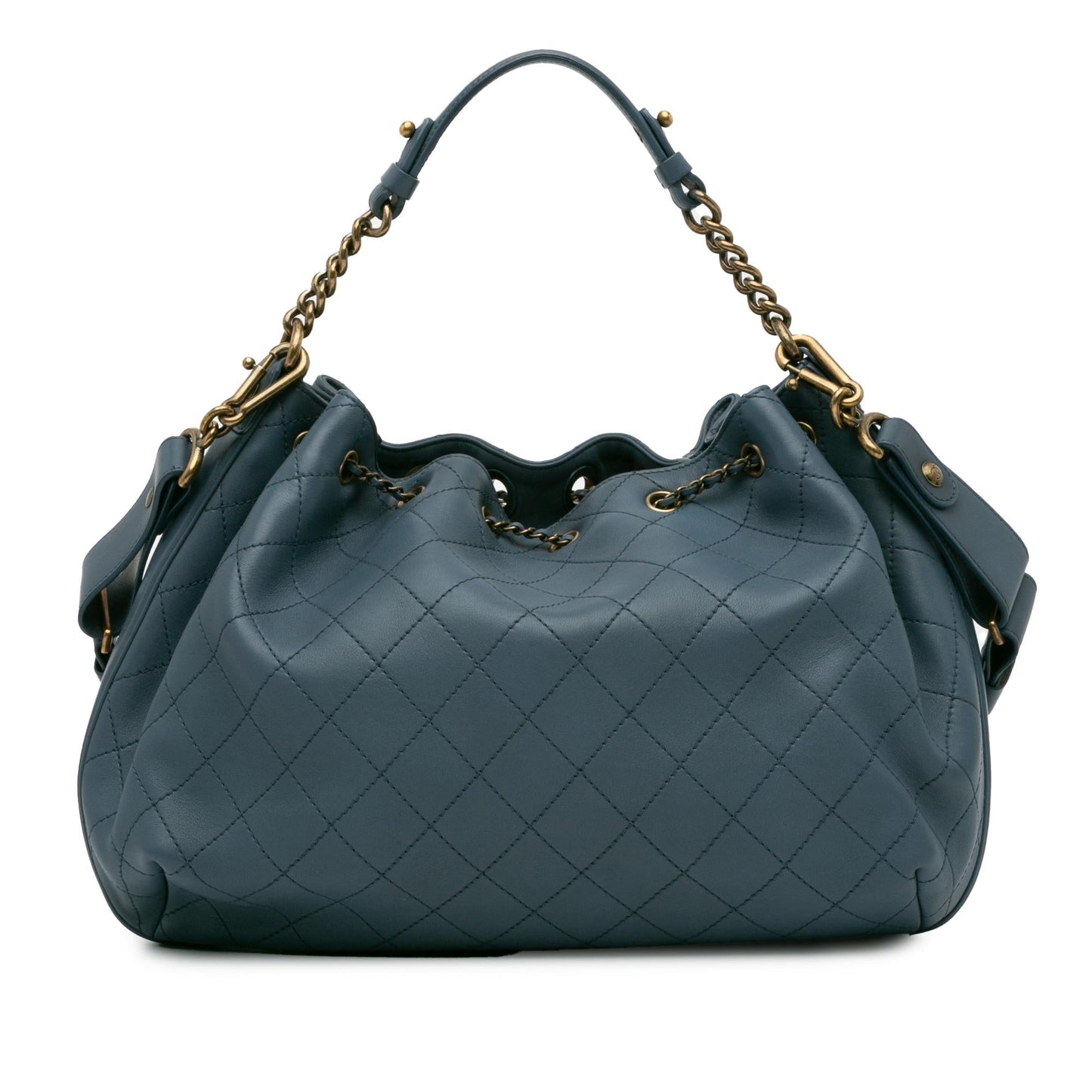 Chanel Paris-Rome Drawstring CC Bucket SHG-9nXKLt Jewelry