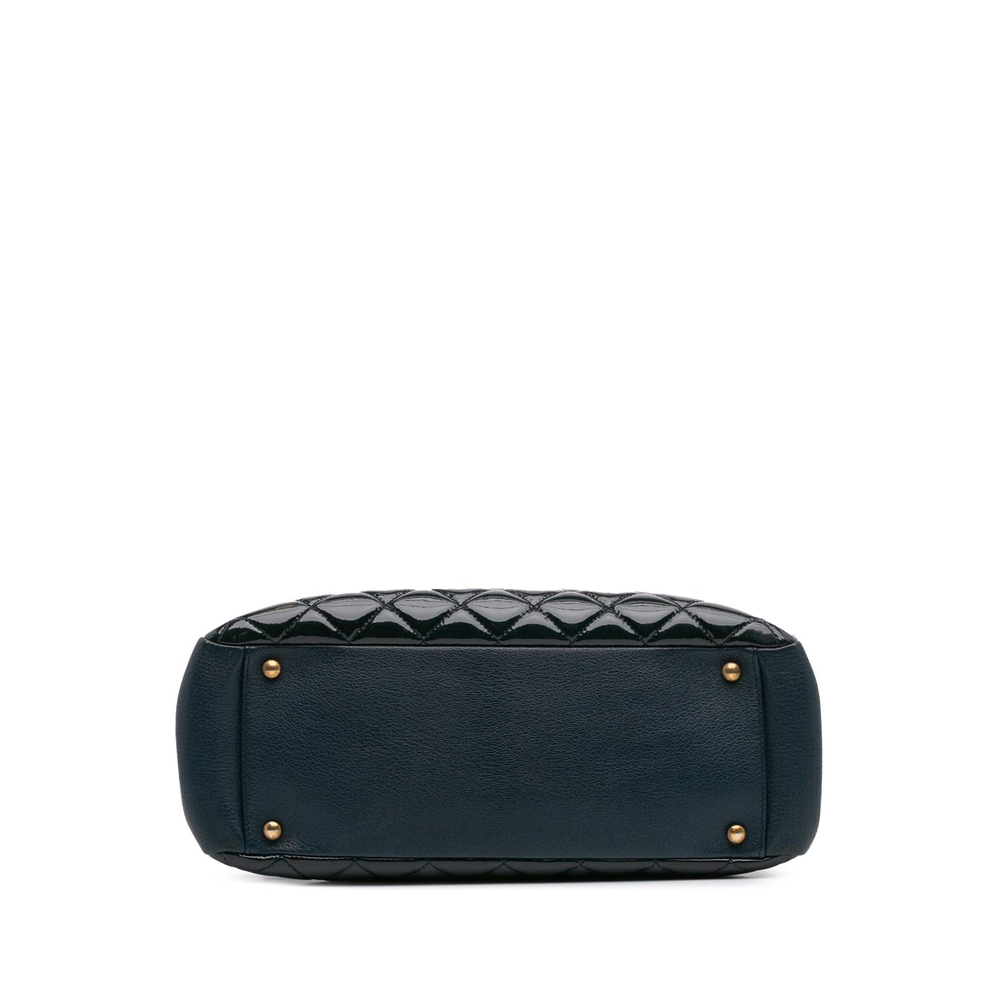 Chanel Paris Salzburg Patent Goatskin CC Eyelet Tote Bag