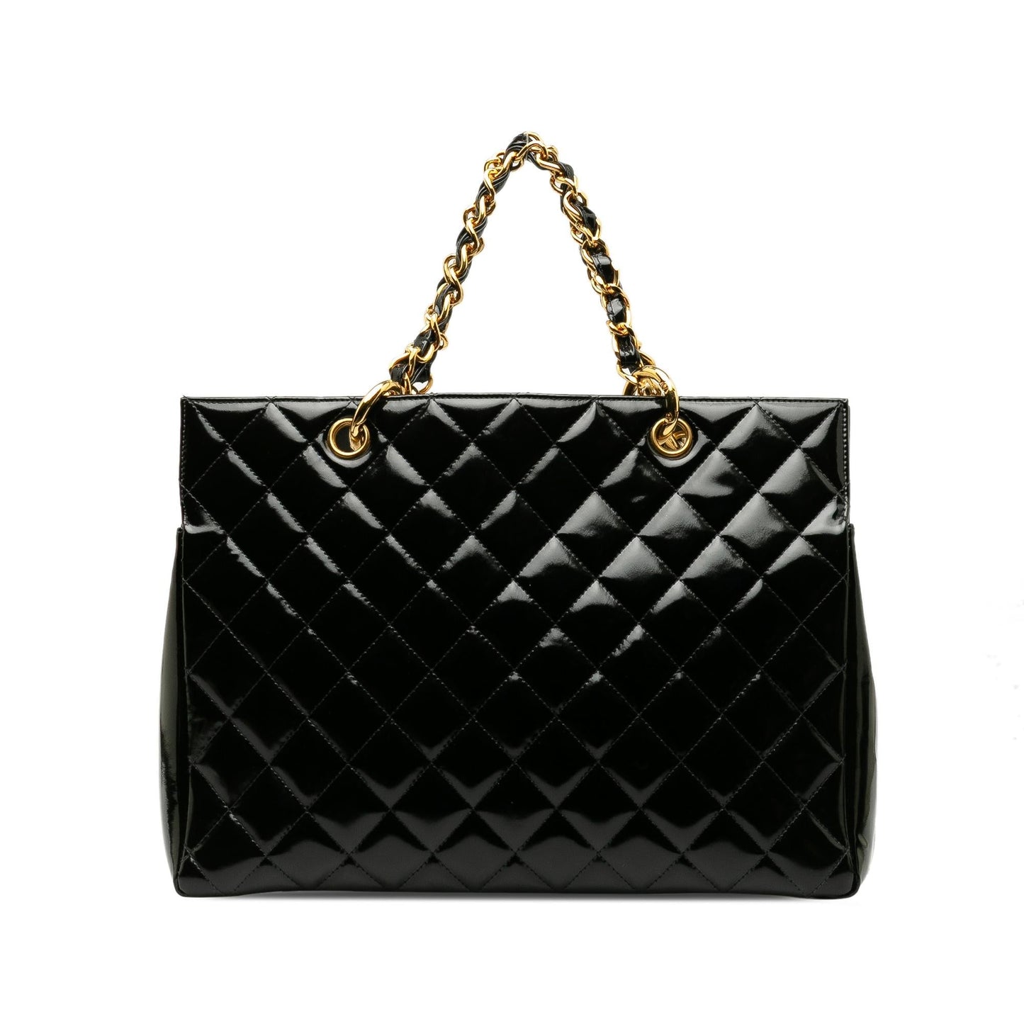 Chanel Patent Grand Shopping SHG-QBf2Cd Tote Bag
