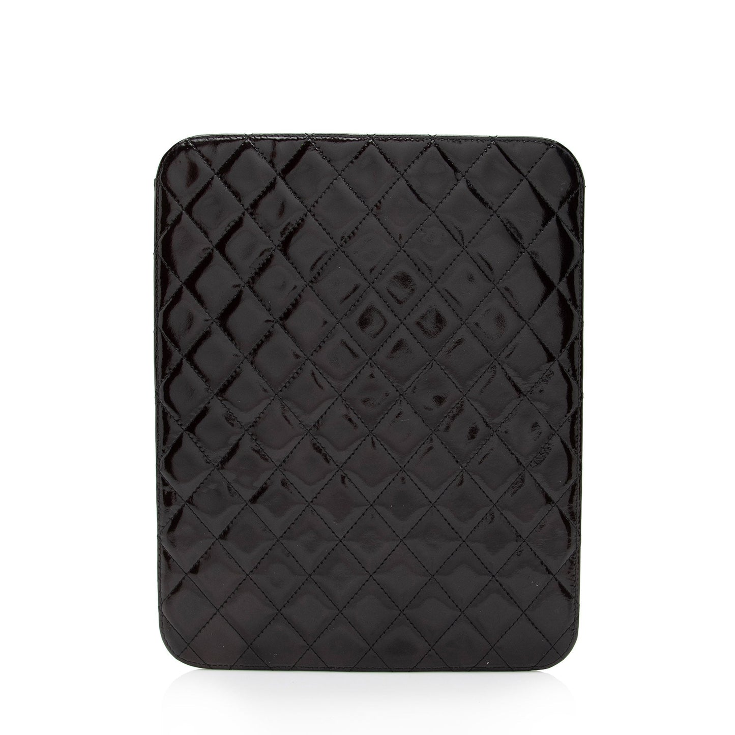 Chanel Patent CC Brilliant iPad SHF-NuaWXc Leather Handbag