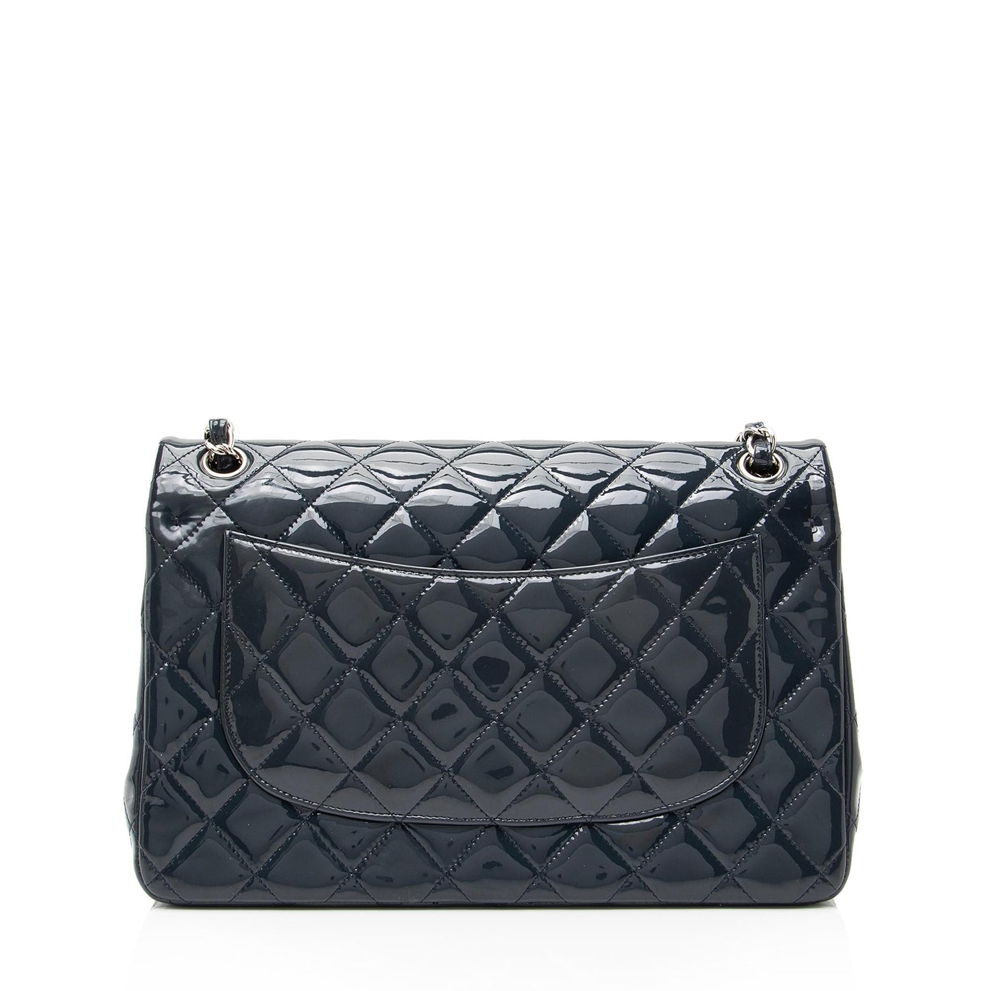 Chanel Patent Classic Jumbo Double Flap SHF Leather Shoulder Bag 3