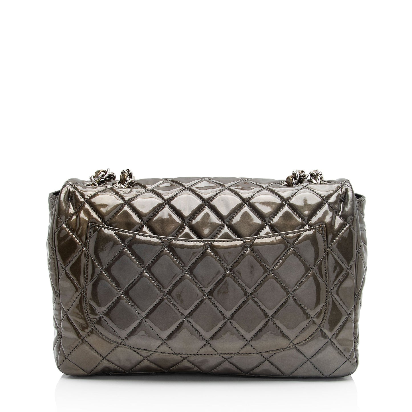 Chanel Patent Classic Jumbo Single Flap SHF-j2Ye52 Leather Shoulder Bag