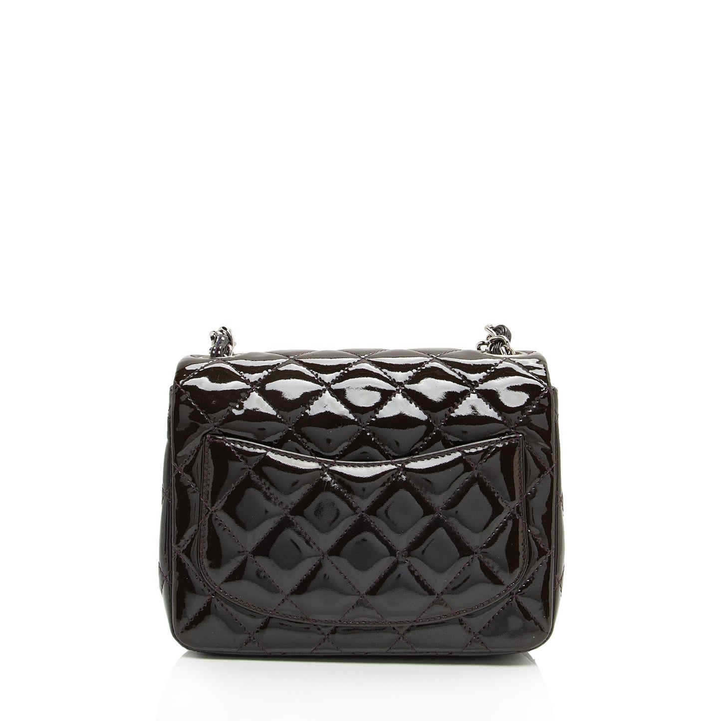 Chanel Patent Classic Square Flap SHF-Ejwny1 Leather Shoulder Bag