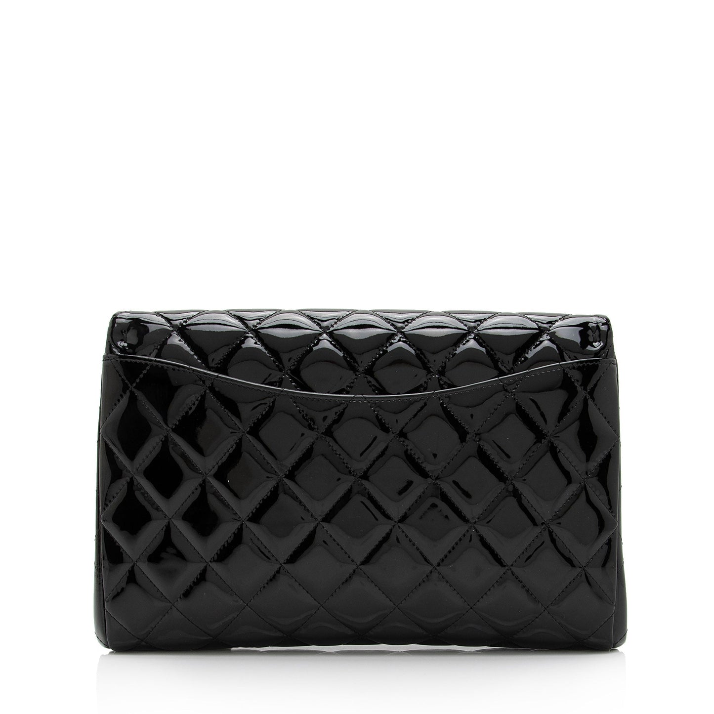 Chanel Patent Flap on SHF-9c9WQx Leather Clutch Bag