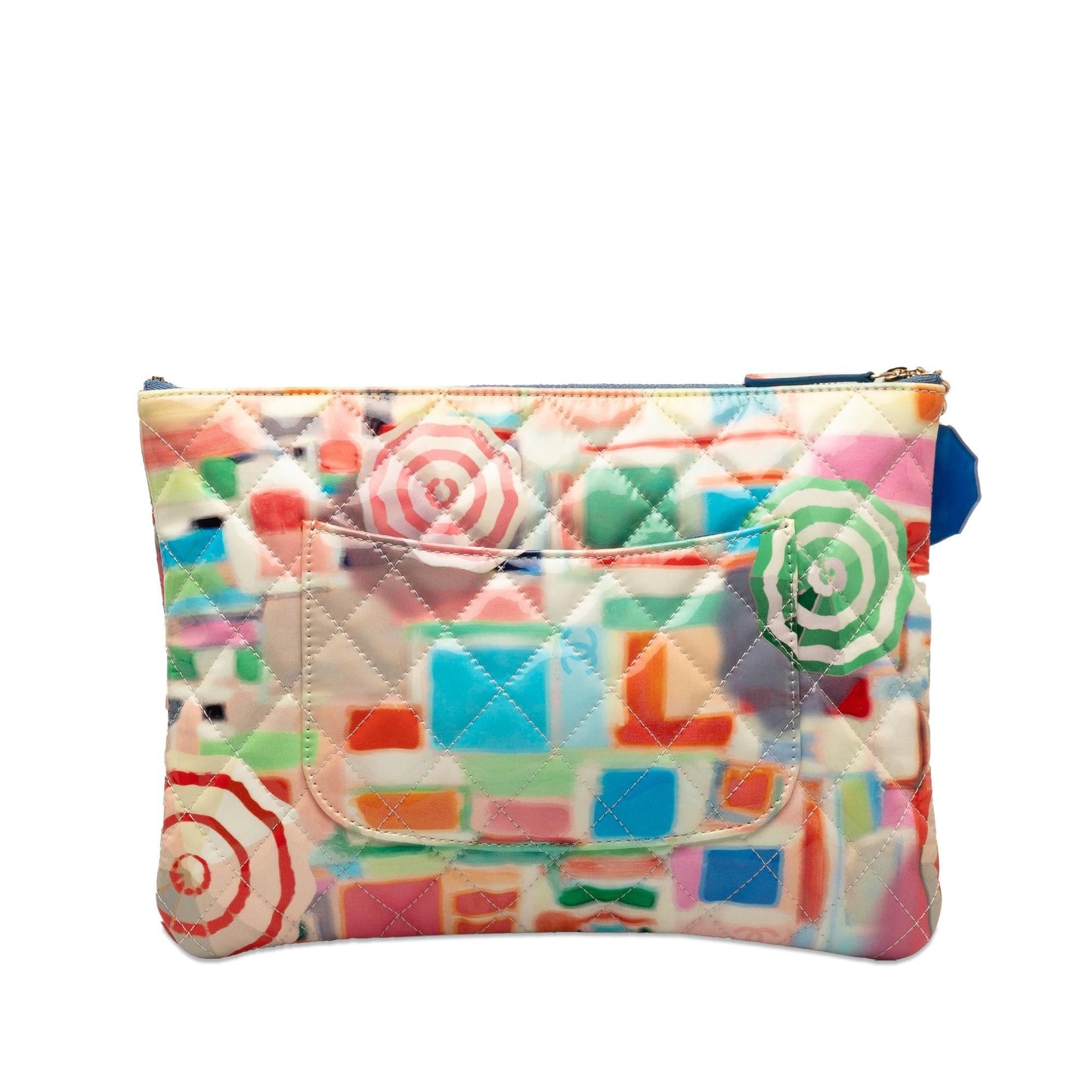 Chanel Patent Umbrella O SHG-fBoBea Clutch Bag