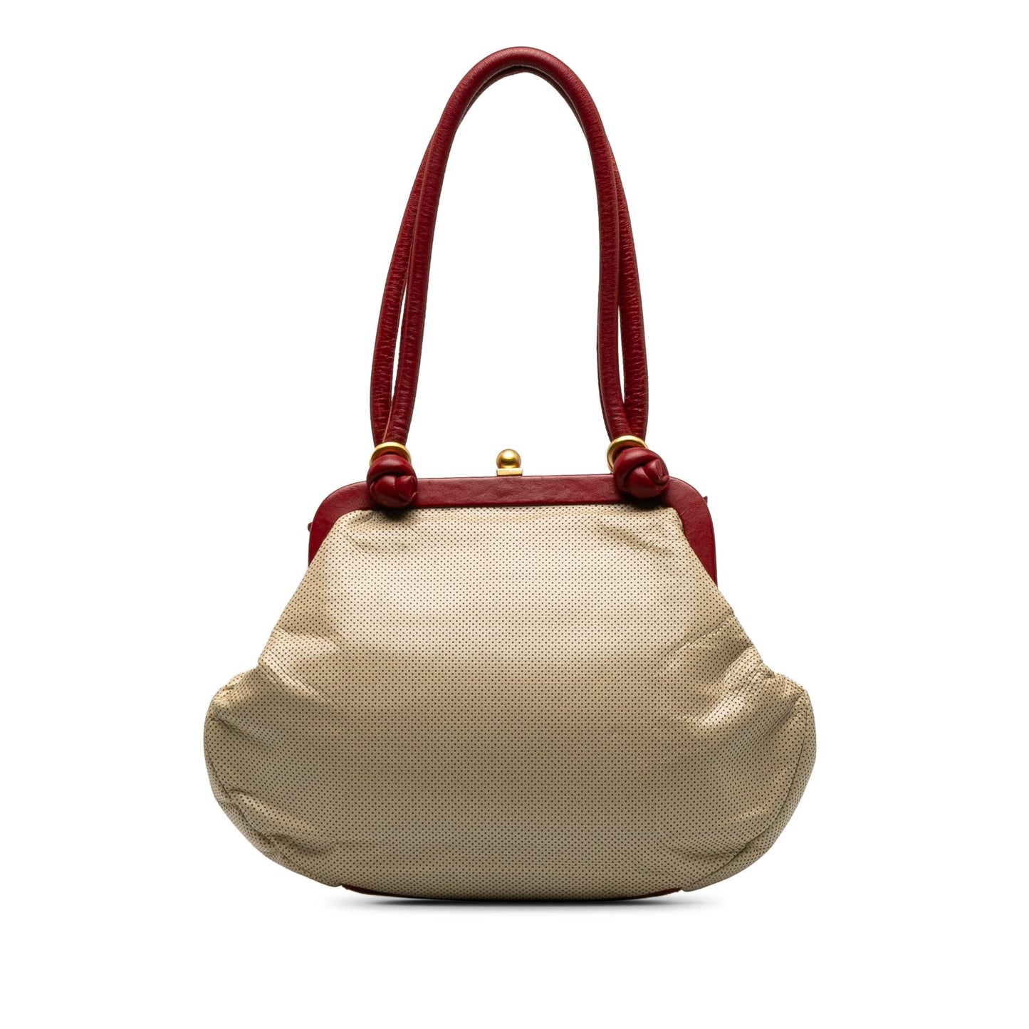 Chanel Perforated Bow Frame SHG-EWnif8 Handbag