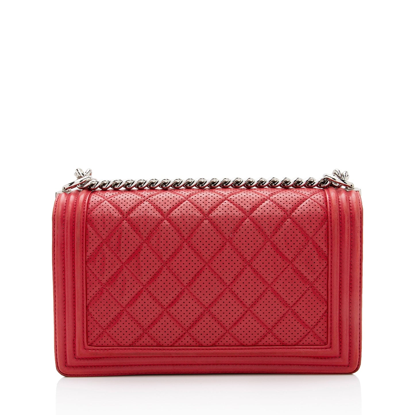 Chanel Perforated Lambskin New Boy SHF-LqYEA9 Handbag