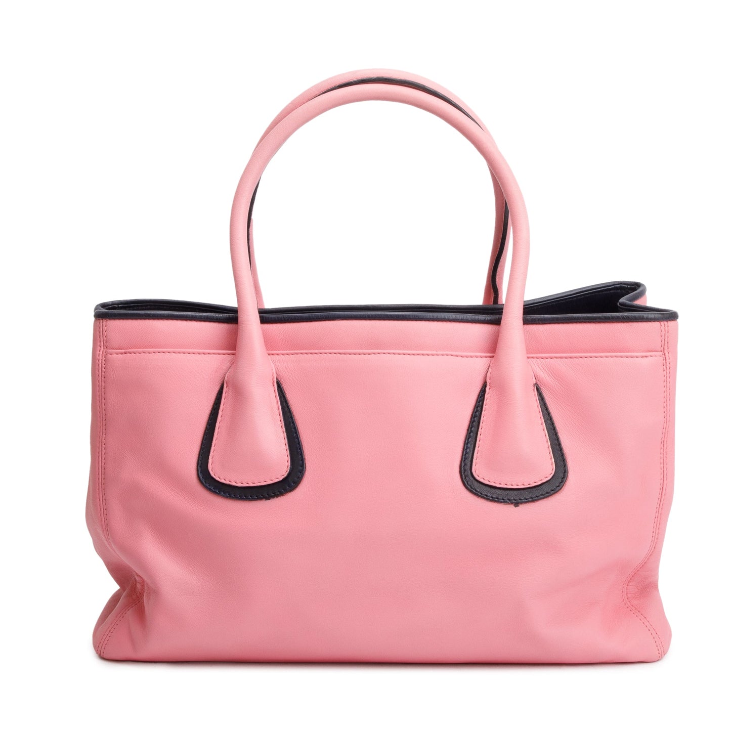 Chanel Executive Cerf Shopper Leather Calfskin Pink Travel Bag