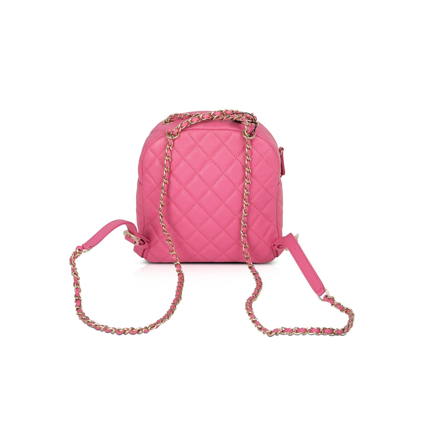 Chanel Caviar CC Day Backpack Pink Travel Bag