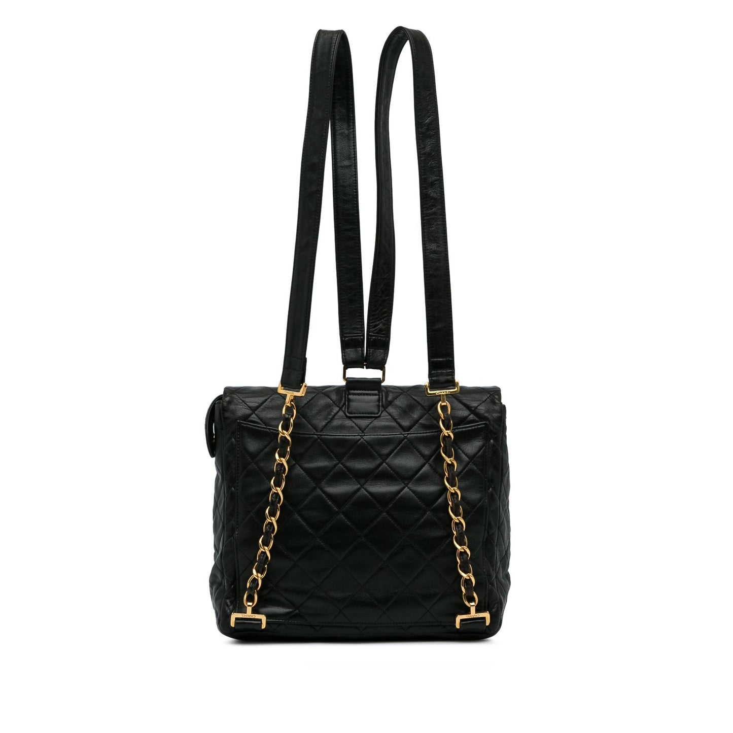 Chanel Quilted CC Flap Backpack SHG-XI7DTD