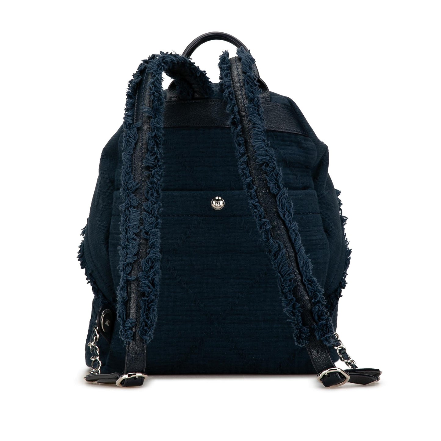 Chanel Quilted Front Pocket Fringe Backpack SHG-TTlICg Canvas Jewelry