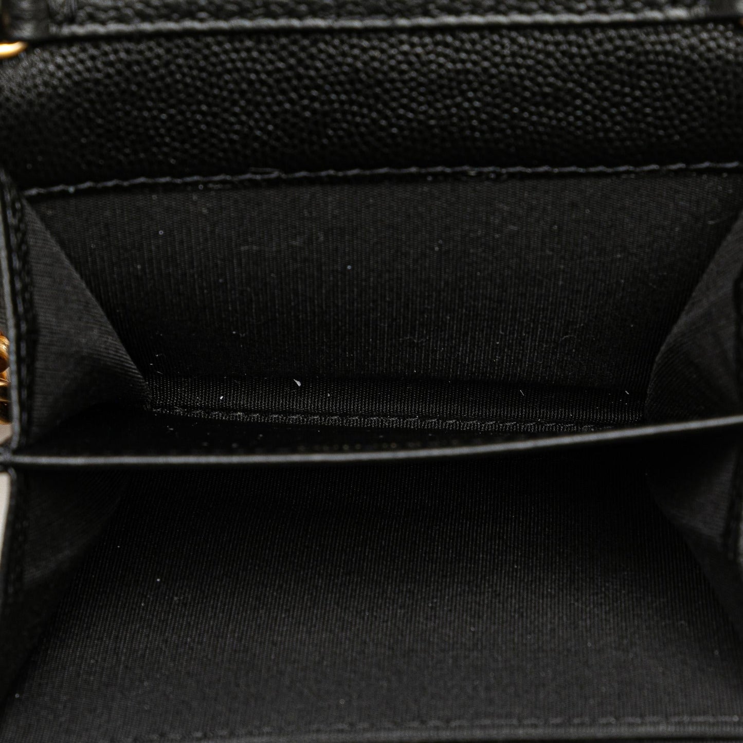 Chanel Quilted Caviar Boy Card Holder with Chain Handbag