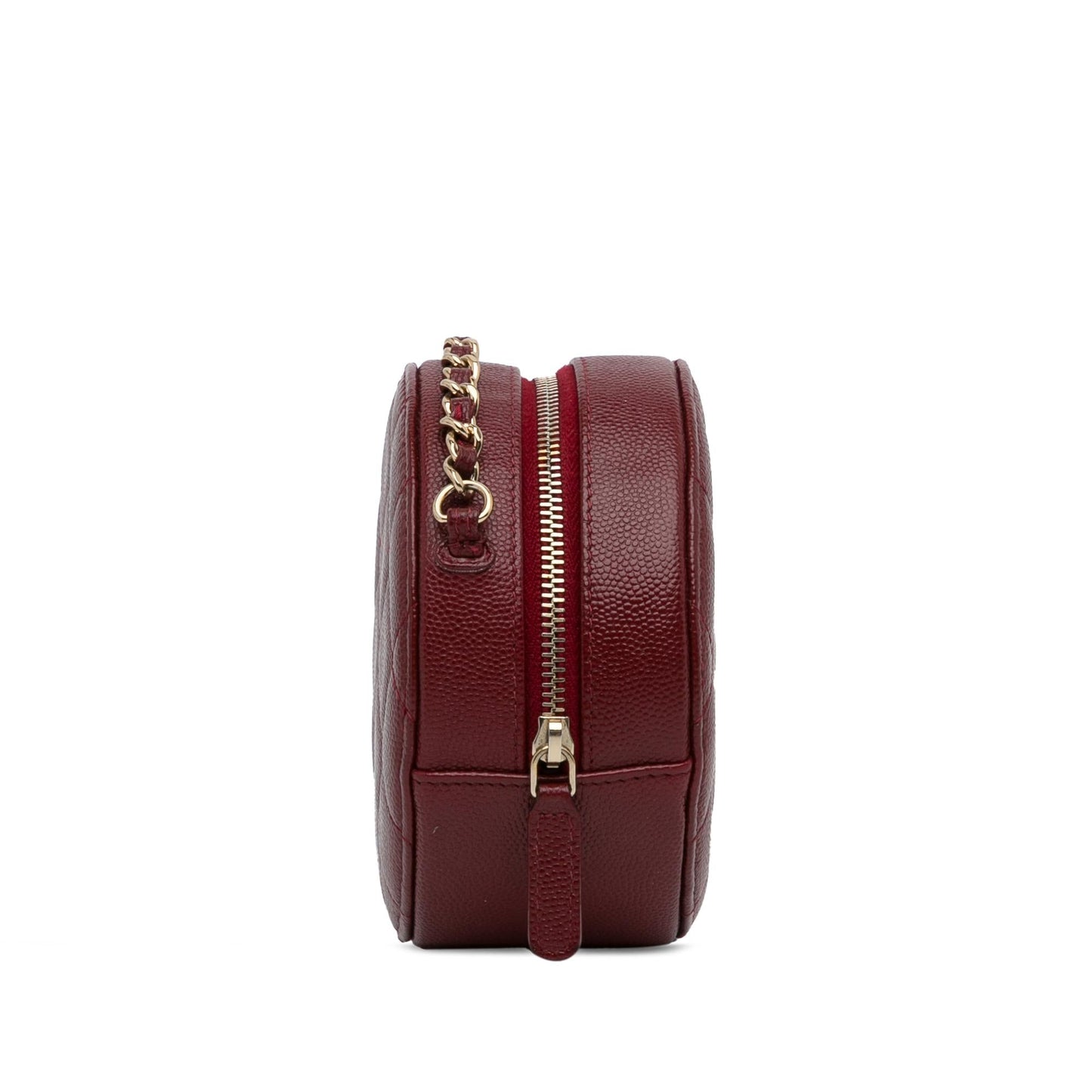 Chanel Quilted Caviar Round SHG-oNHYrK Clutch Bag