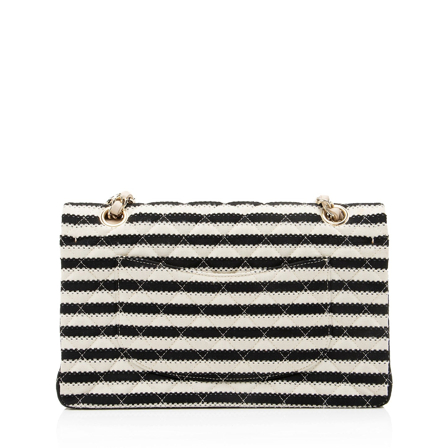 Chanel Quilted Jersey Pearl Coco Sailor Flap Shoulder Bag