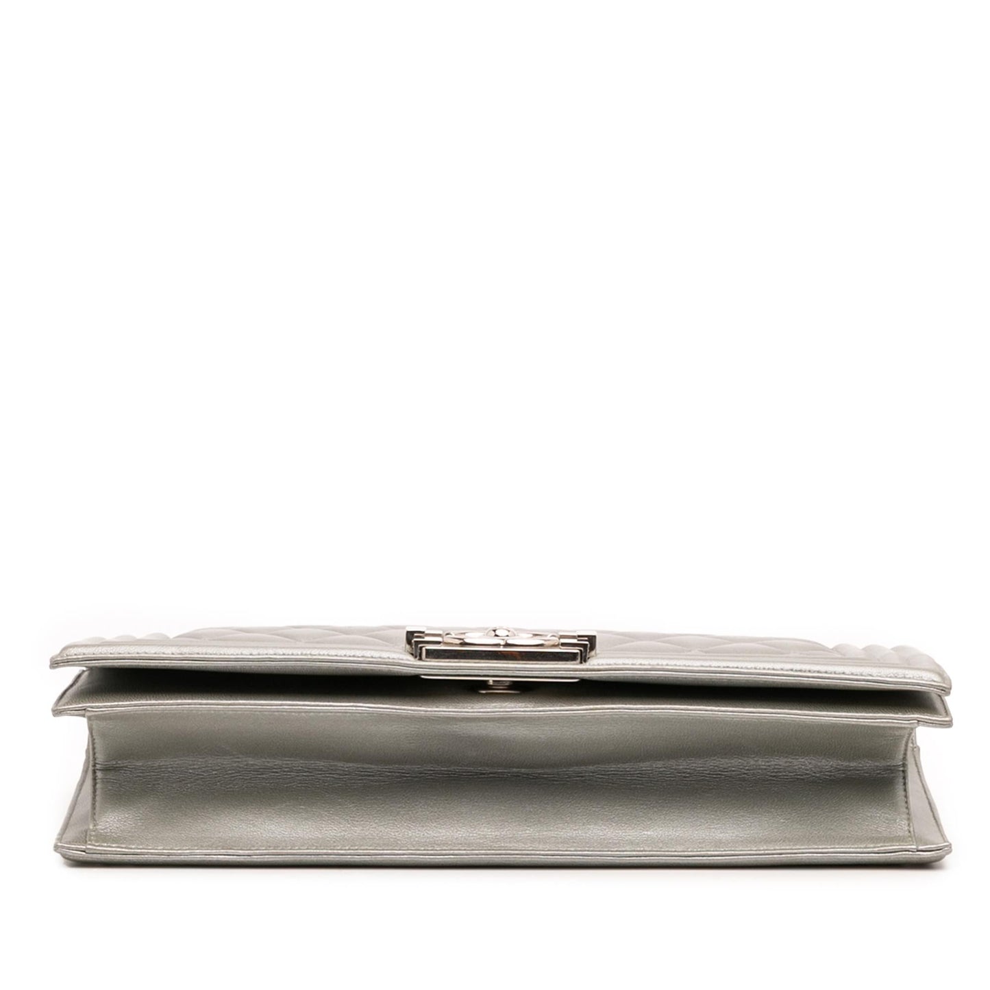 Chanel Quilted Lambskin Boy Flap Clutch Bag