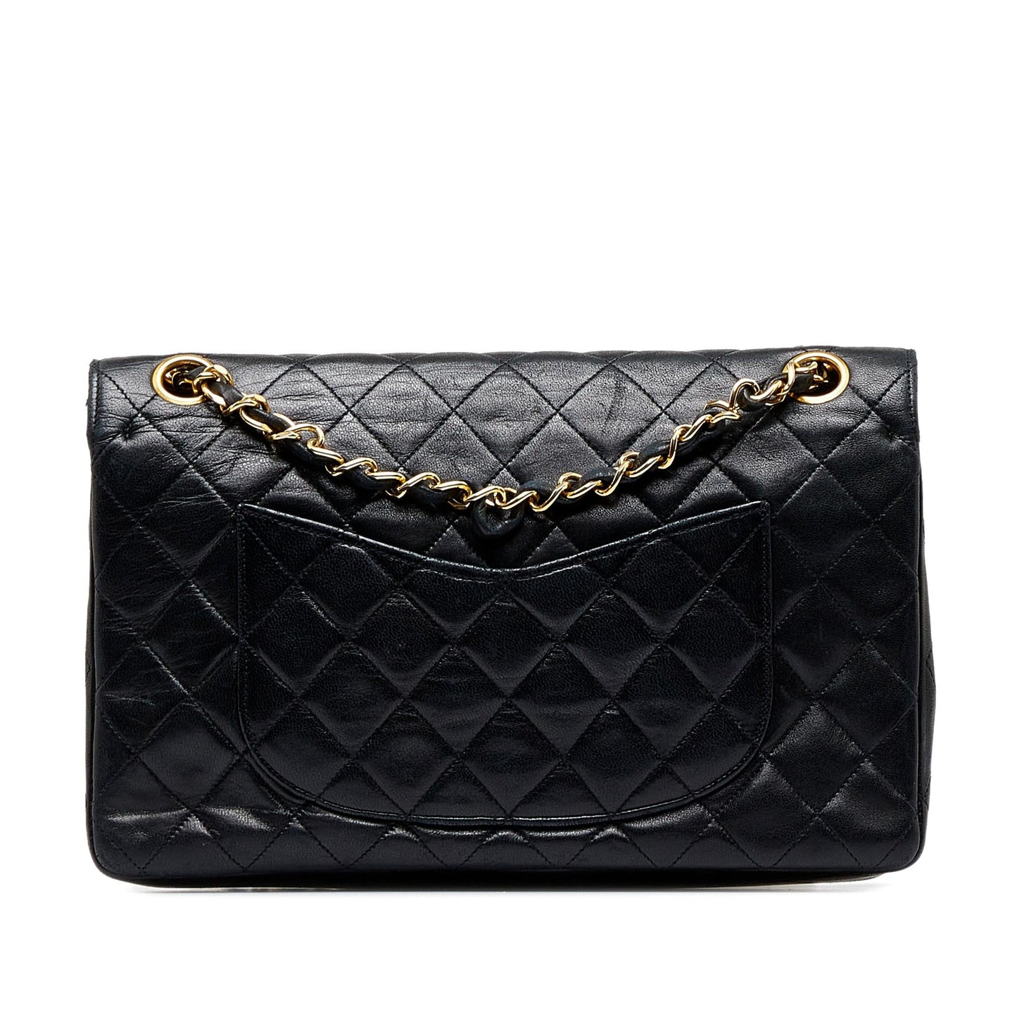 Chanel Quilted Lambskin Double Flap SHG-nAgJZX Shoulder Bag