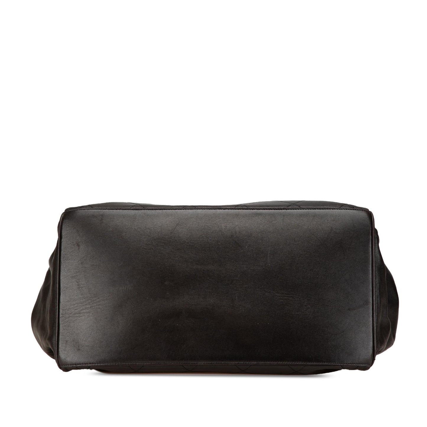 Chanel Quilted Lambskin Tassel Tote Bag