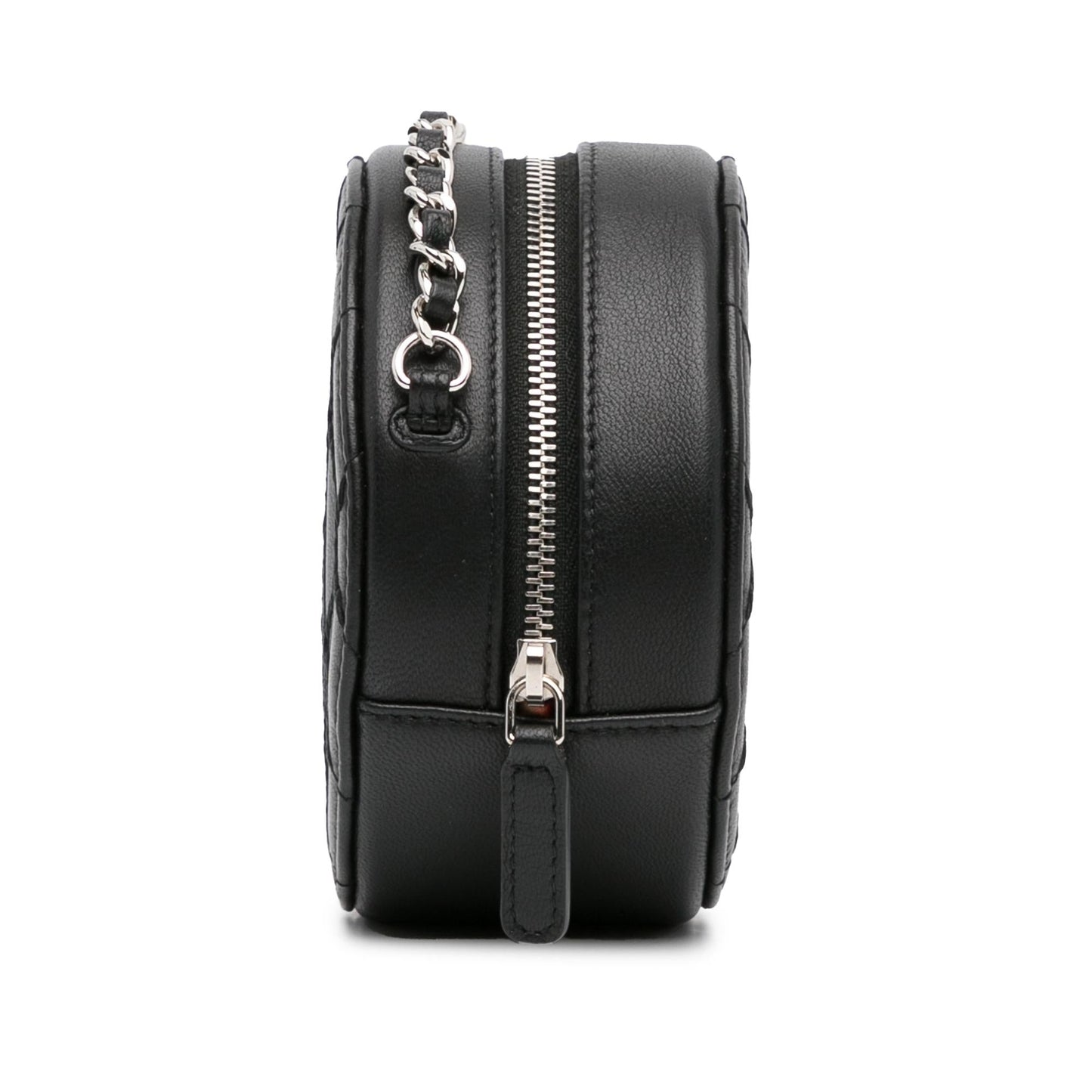 Chanel Quilted Lambskin Ultimate Stitch Round SHG-W0N9sw Clutch Bag