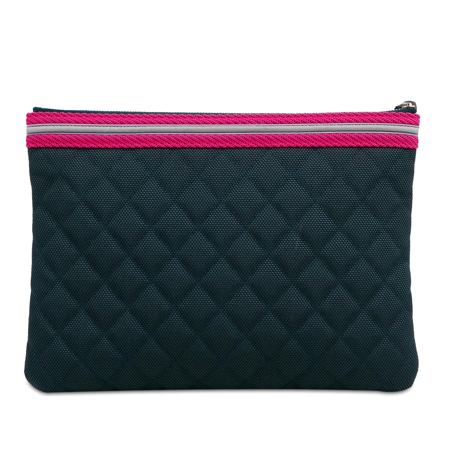 Chanel Quilted Nylon Fluo Boy O SHG-4cUU3k Clutch Bag