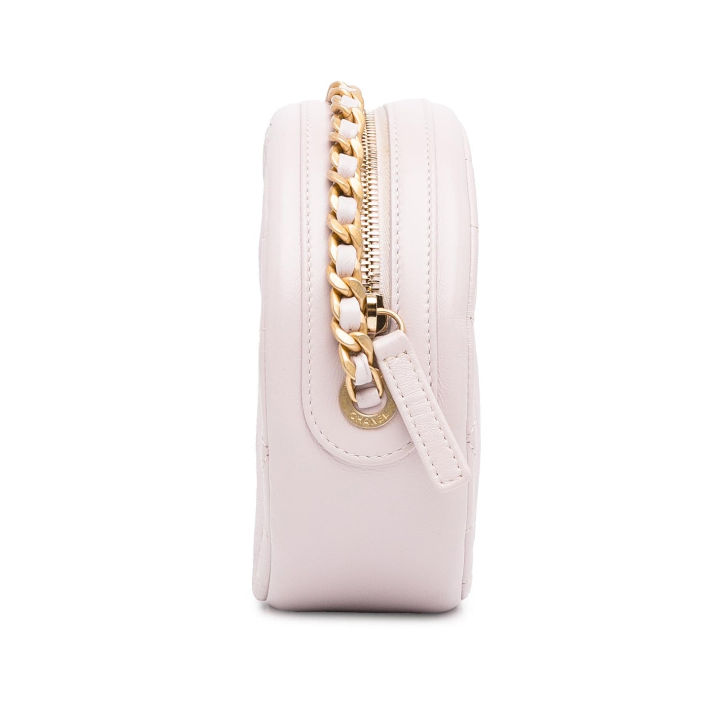 Chanel Quilted Patent Round SHG-Hh0oWh Clutch Bag