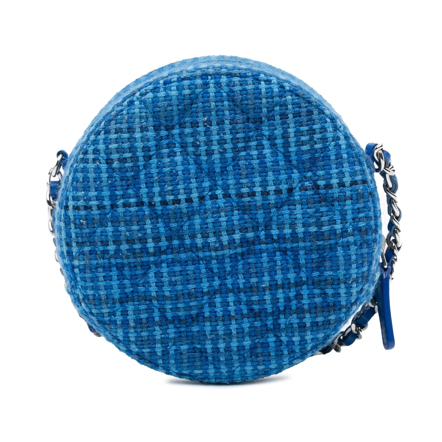 Chanel Quilted Tweed Round SHG-mrWmol Clutch Bag