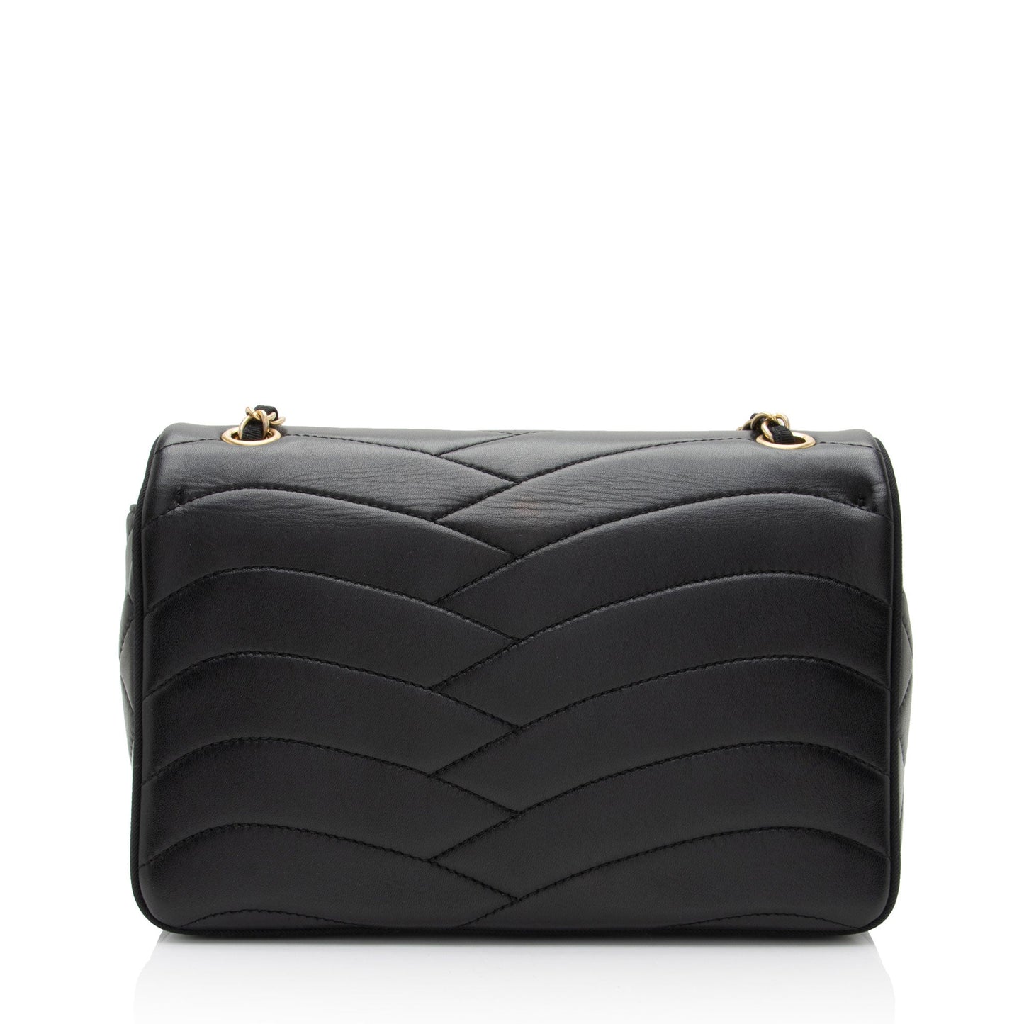 Chanel Scallop Quilted Lambskin Pagoda Flap SHF-O5XtnL Shoulder Bag