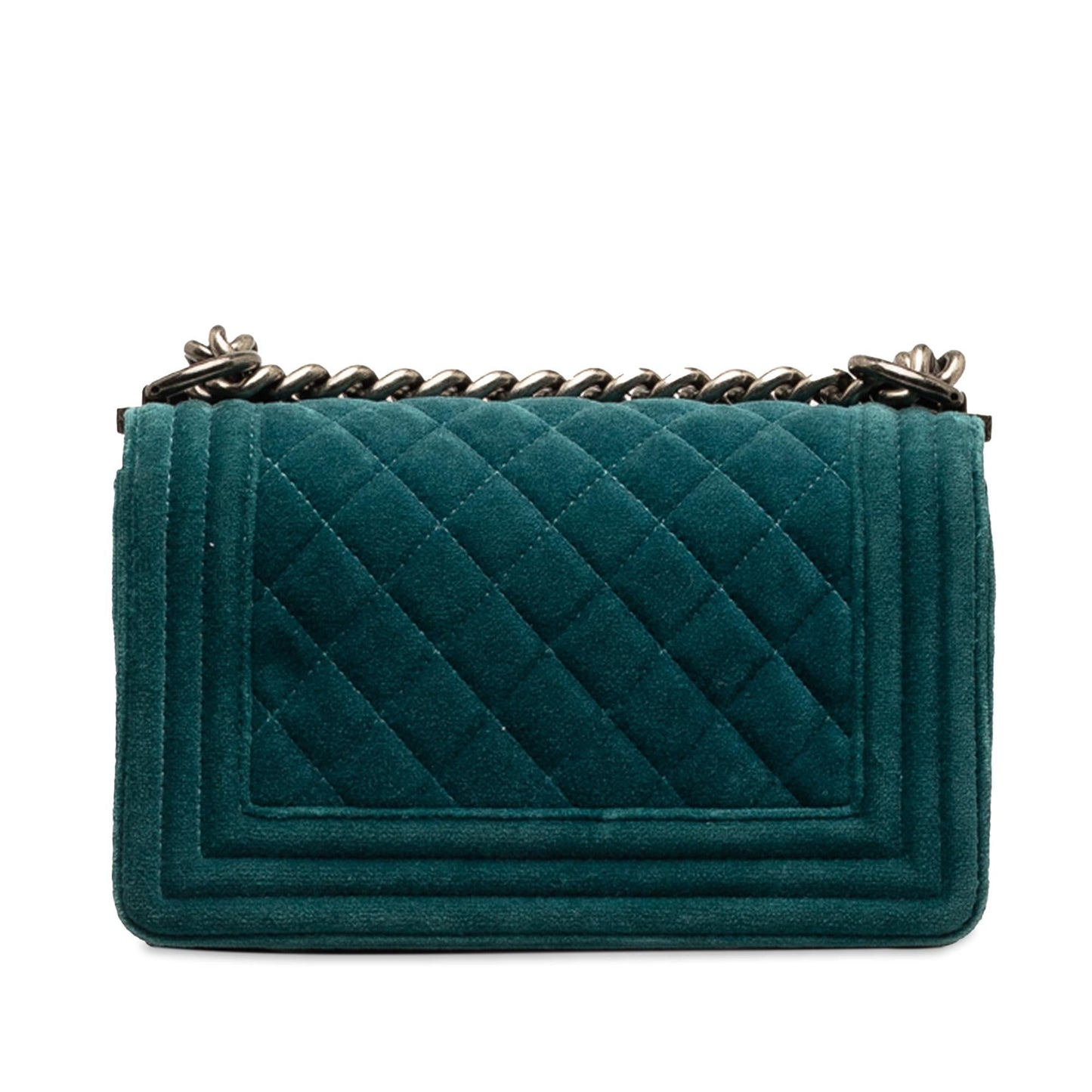 Chanel Boy Velvet Flap SHG-aOeYnm Small Shoulder Bag