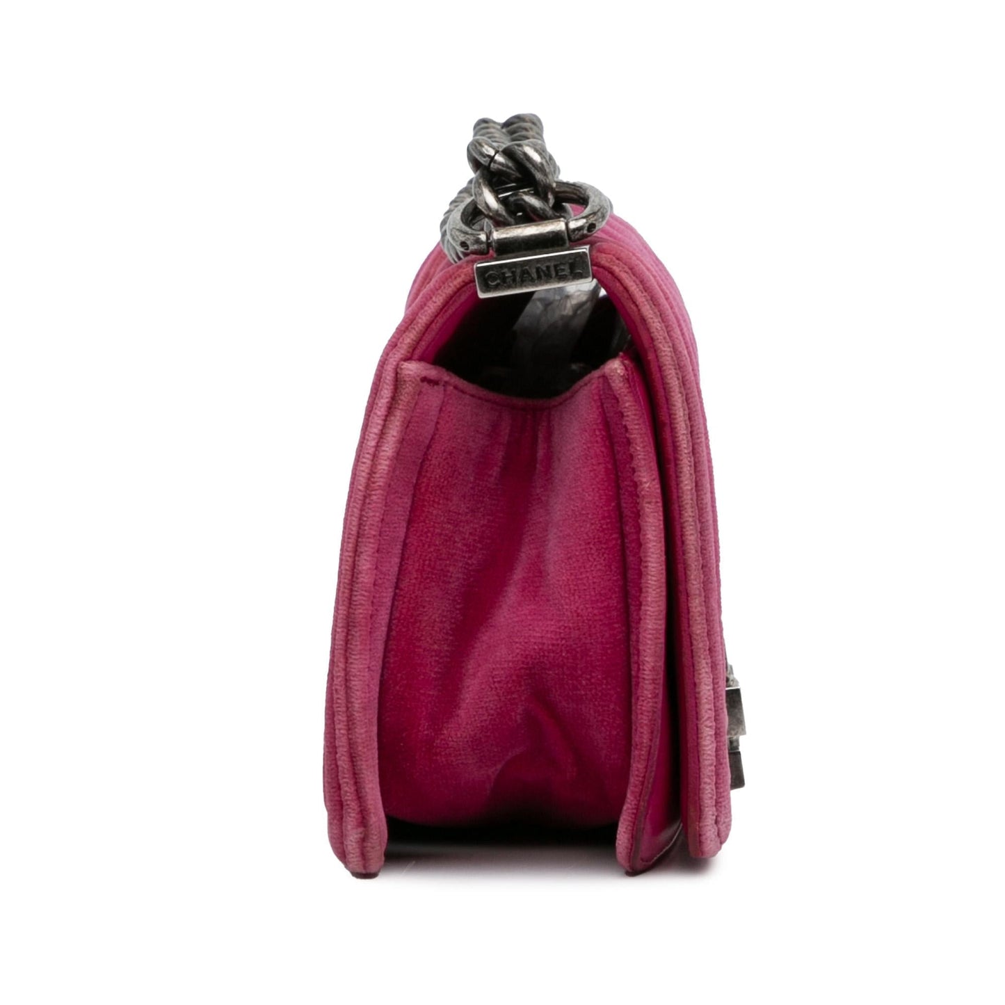 Chanel Boy Velvet Flap SHG-p1JjYJ Small Shoulder Bag
