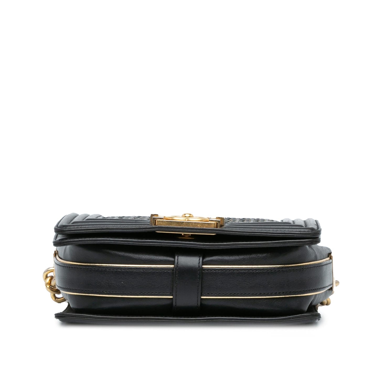 Chanel Braided Sheepskin Boy Flap SHG-3XvapB Small Handbag