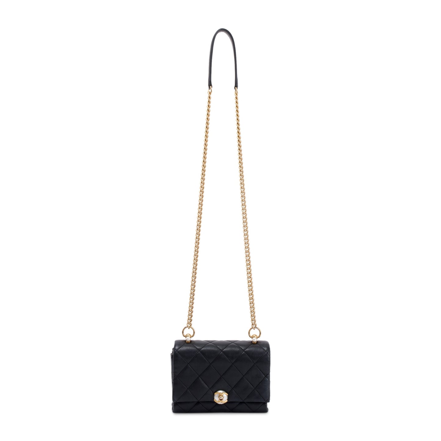 Chanel CC Pearl Accordion Flap Travel Bag Authenticity Card