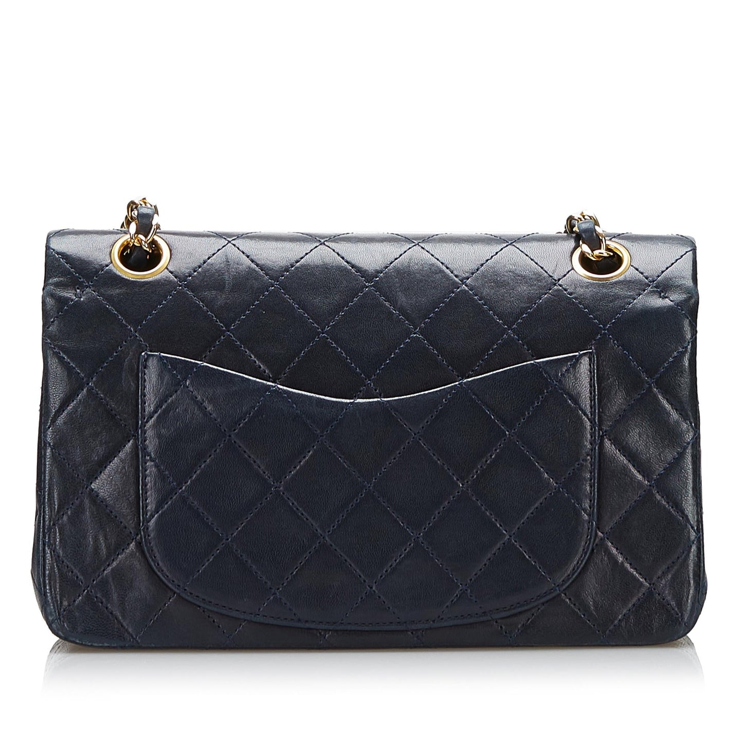 Chanel Classic Lambskin Double Flap SHG Small Handbag 7