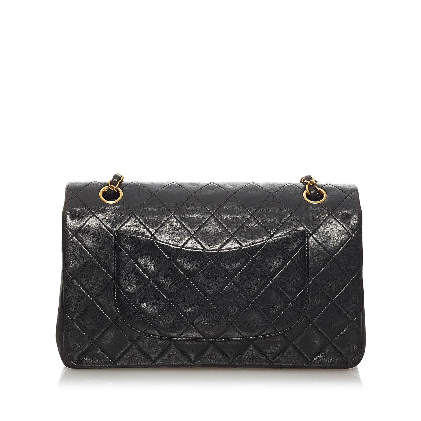 Chanel Classic Lambskin Double Flap SHG Small Leather Shoulder Bag Bag Shg