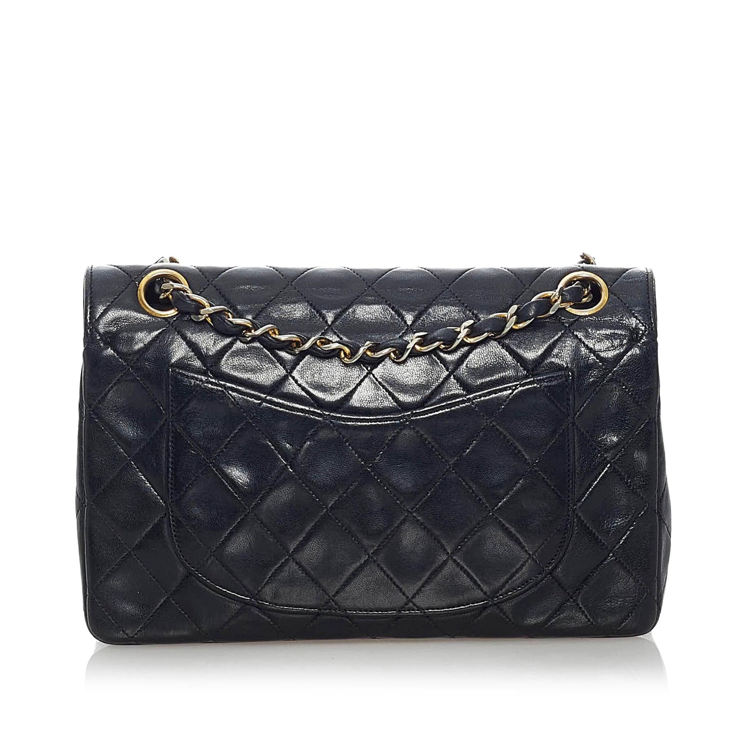 Chanel Classic Lambskin Double Flap SHG Small Leather Shoulder Bag 3
