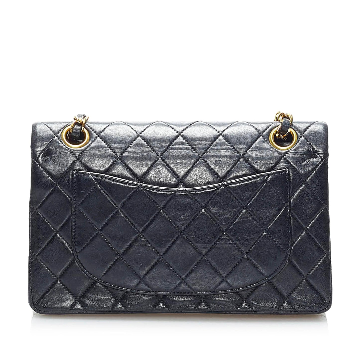Chanel Classic Lambskin Double Flap SHG Small Leather Shoulder Bag 8