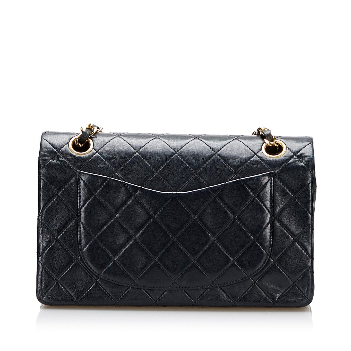 Chanel Classic Lambskin Double Flap SHG Small Leather Shoulder Bag 13