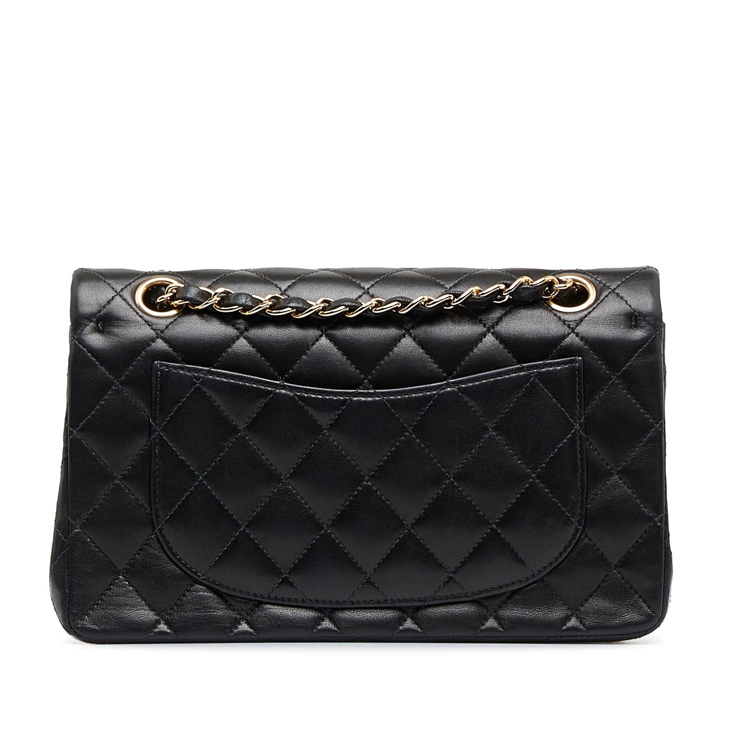 Chanel Classic Lambskin Double Flap SHG-acYIYl Small Leather Shoulder Bag