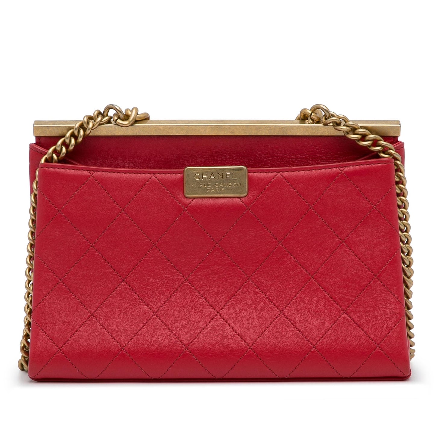 Chanel Coco Luxe Flap Satchel SHG-1DtvPd Small Satchel Bag