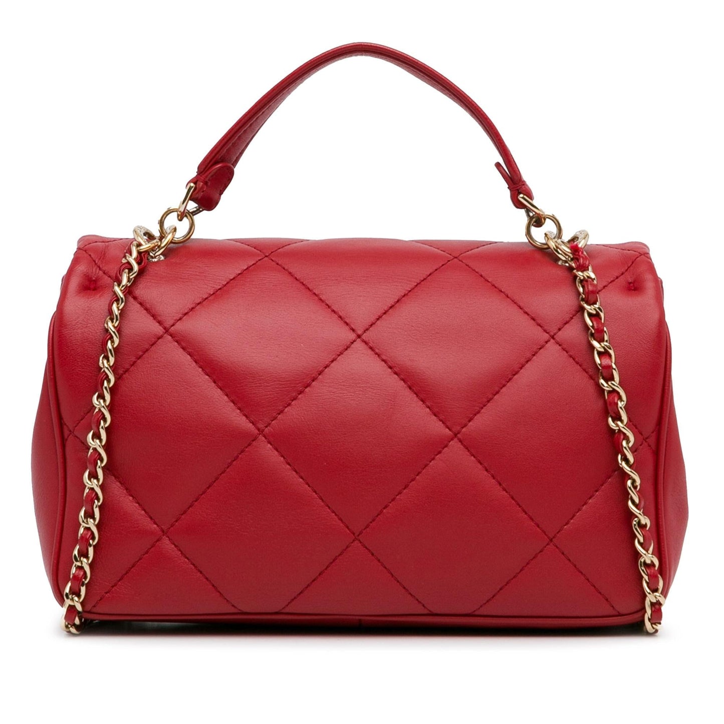 Chanel Small Lambskin Easy Carry Flap (Shg-Rzf8Ss) Bag