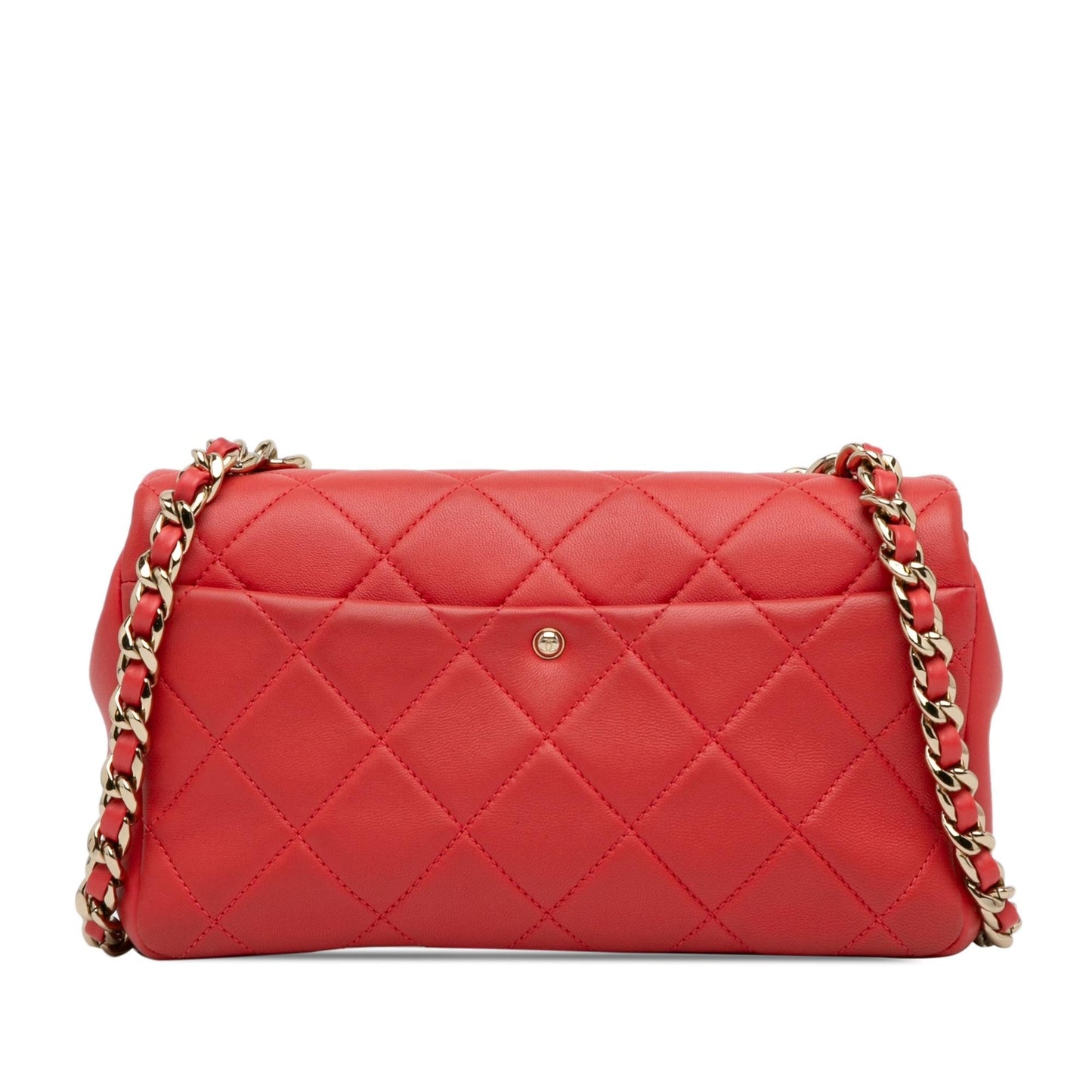 Chanel Lambskin Elegant Single Flap Small Handbag Flap 3